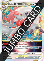 JUMBO OVERSIZED Hisuian Zoroark VSTAR - SWSH298 - SWSH Black Star Promos